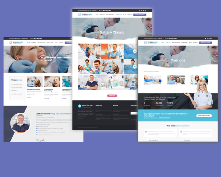 Completed WordPress Project: Tanden Bleker