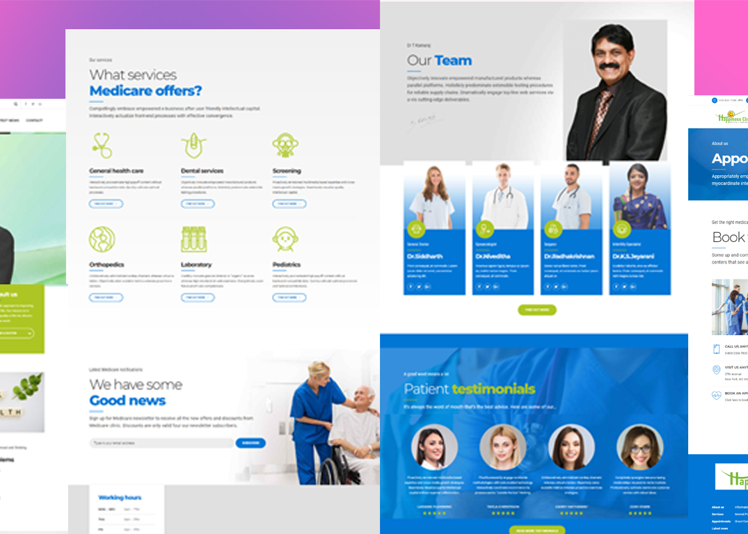 Completed WordPress Project Happiness Clinic